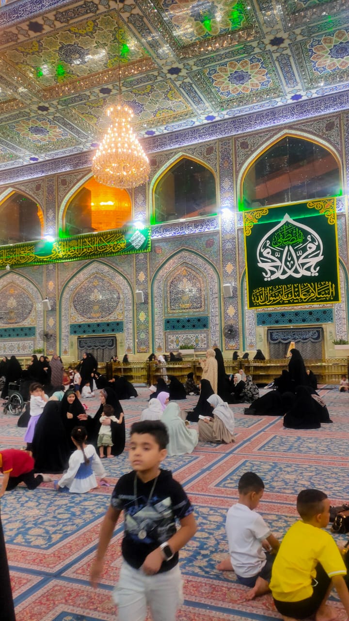 Beautiful mosque interior in Iraq