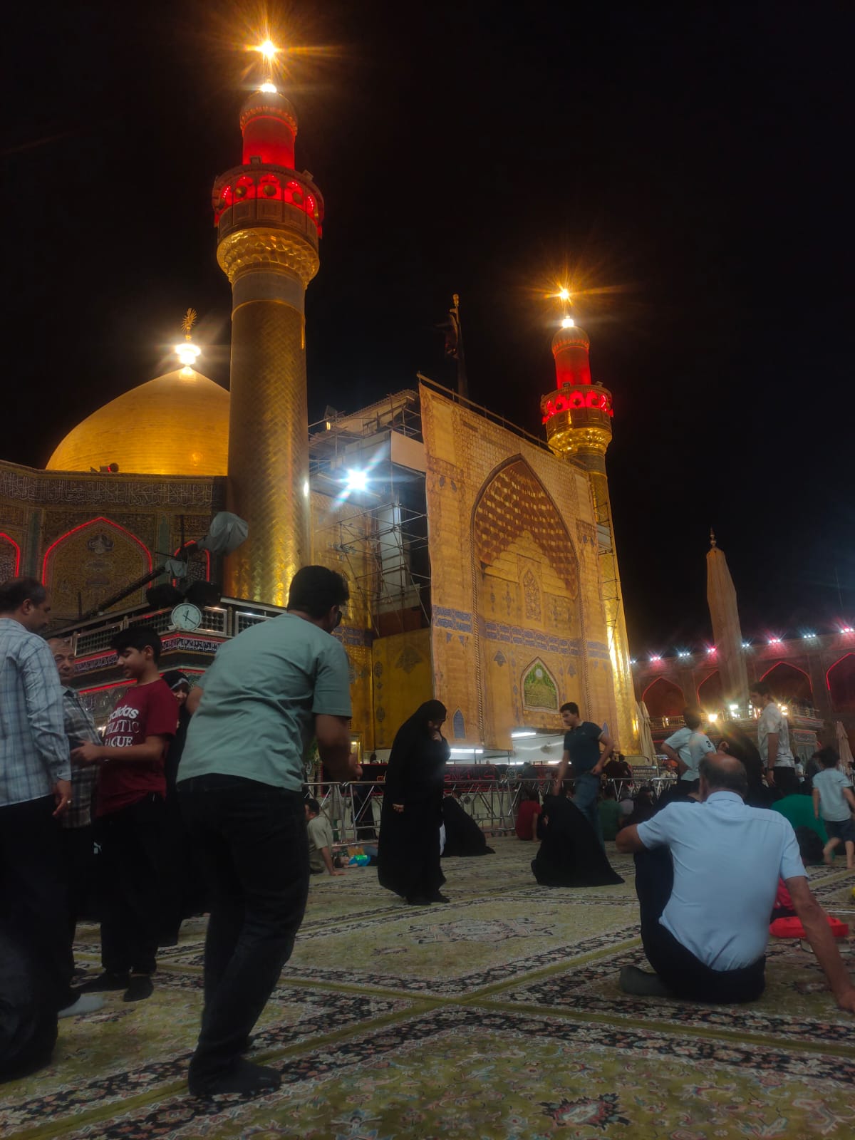 Iran shrine visit group photo